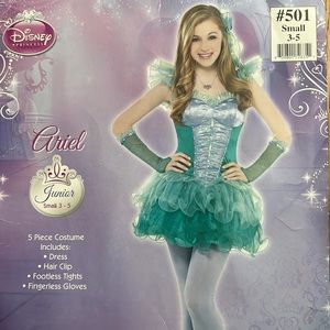 Disney Little Mermaid Ariel Princess Junior Halloween Costume Small
